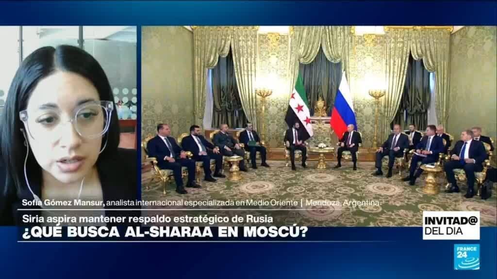 ¿Qué busca Al-Sharaa al reunirse con Putin en Rusia?