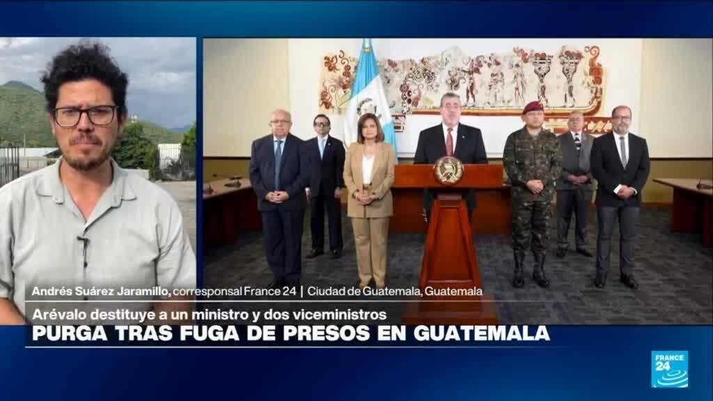Informe desde Ciudad de Guatemala: Arévalo destituye a ministro tras fuga de 20 presos