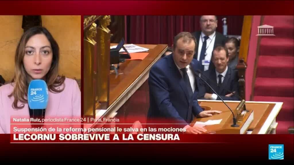 Informe desde París: premier Sébastien Lecornu sobrevive a dos mociones de censura