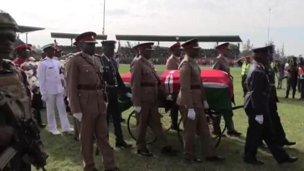 Caos y violencia en los funerales nacionales de Raila Odinga, figura clave de la política keniana