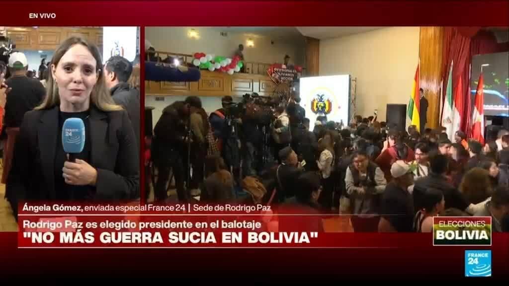Rodrigo Paz promete volver a "abrir Bolivia al mundo" tras reconocer su victoria