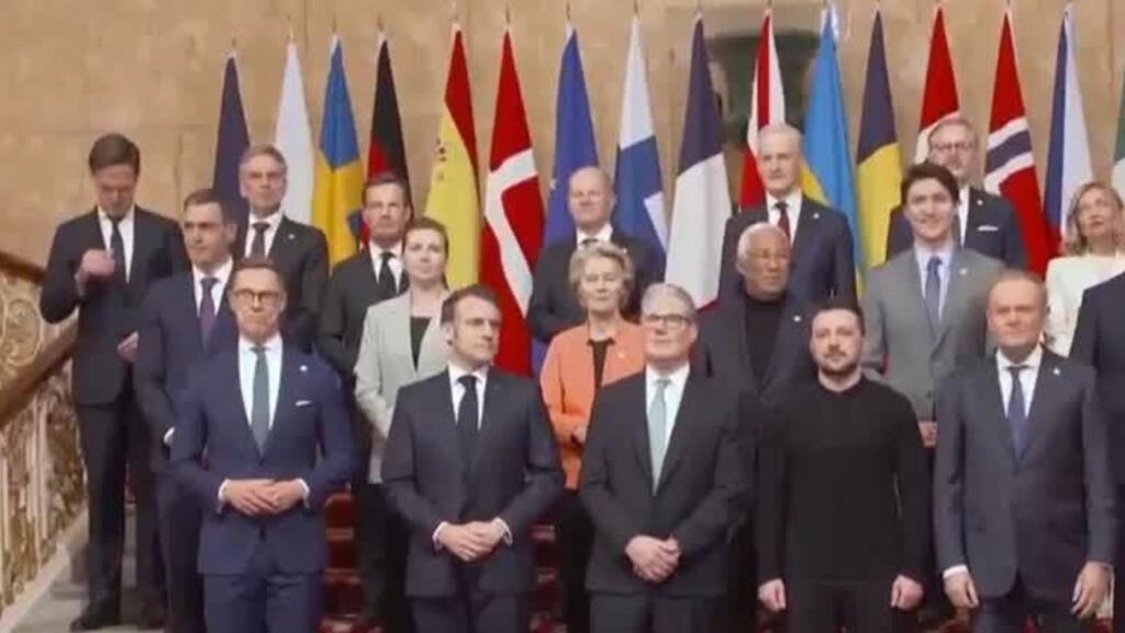 Líderes europeos insisten: las fronteras actuales en Ucrania, base para negociar la paz