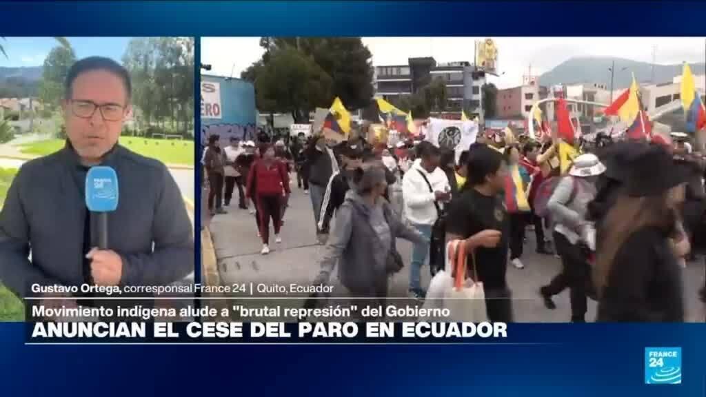 Informe desde Quito: anuncian cese del paro nacional en Ecuador
