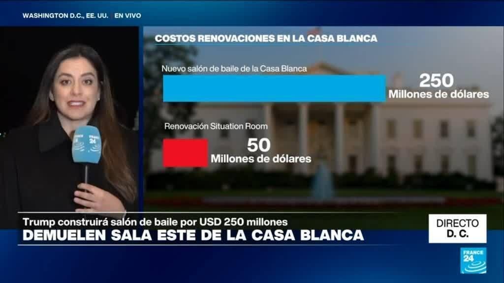Directo D.C. y la polémica demolición de parte de la Casa Blanca