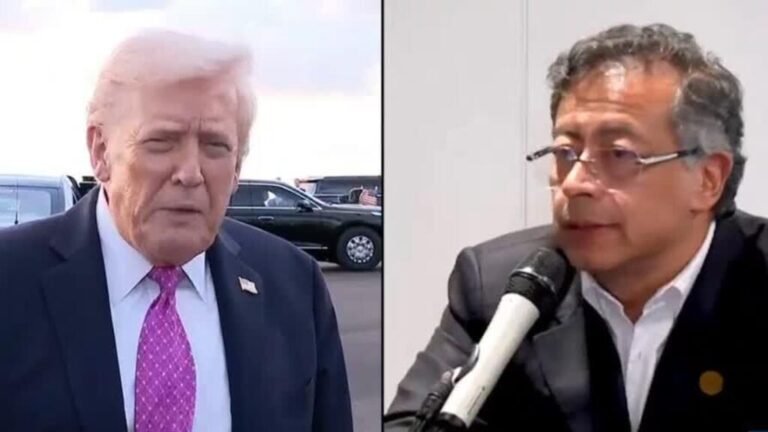 Trump acusa a Petro de ser "un matón" y el líder colombiano promete respuesta judicial