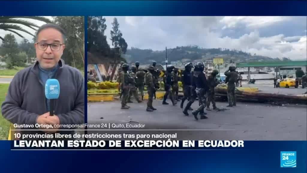 Informe desde Quito: Noboa levanta estado de excepción tras fin de paro nacional