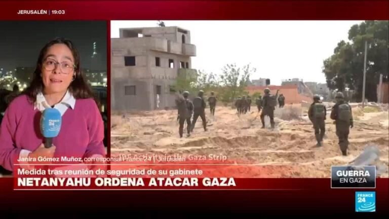 Netanyahu ordena al Ejército israelí lanzar un "poderoso ataque" sobre Gaza