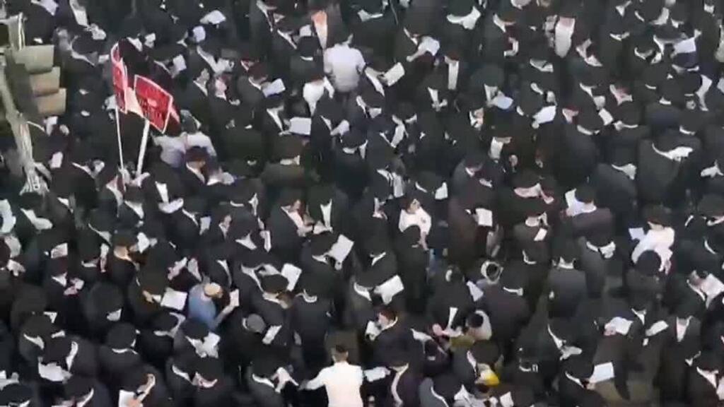 Protestas ultraortodoxas en Jerusalén por fin de exención del servicio militar