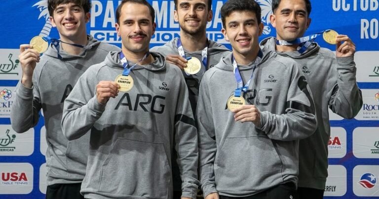 Argentina, campeón del Panamericano de tenis de mesa por primera vez: la táctica que revelaron los jugadores para alcanzar la gloria
