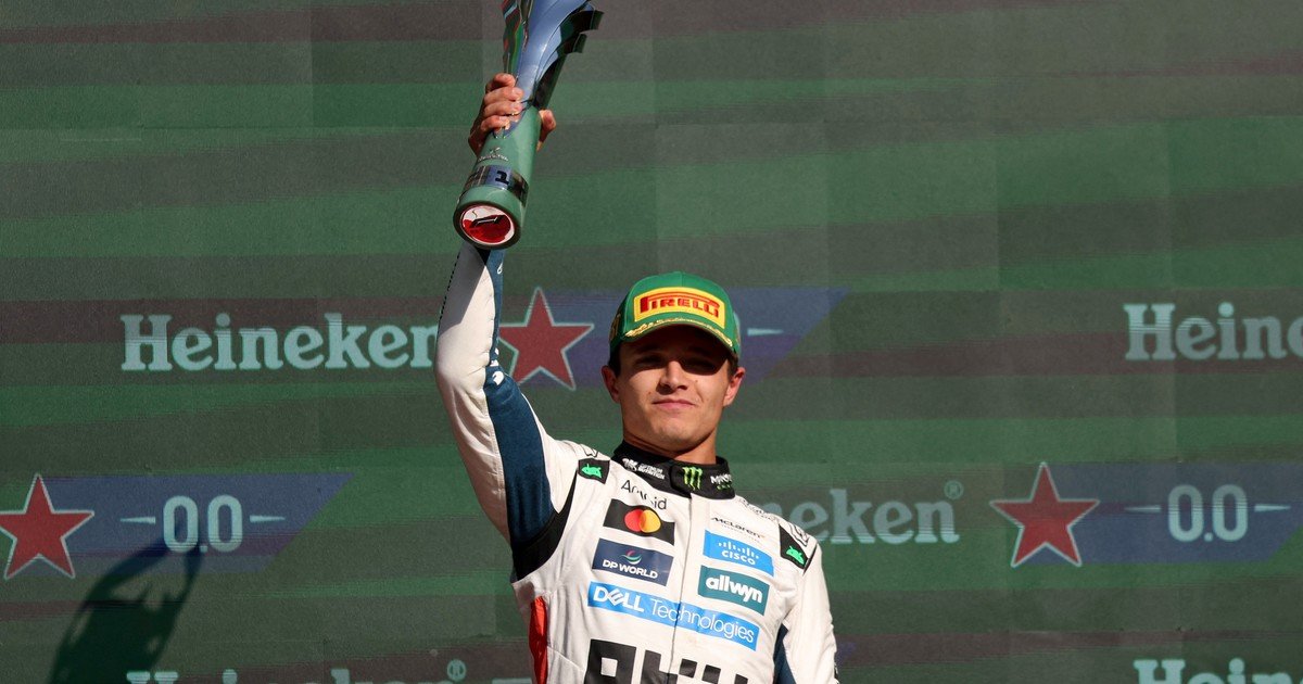 Arde la Fórmula 1 a cuatro carreras del final: Norris arrasó en el GP de México y es el nuevo líder, un punto arriba de Piastri