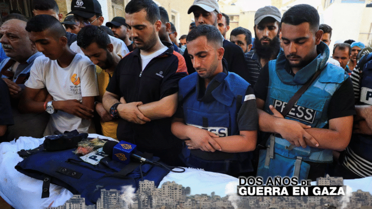 Matar al mensajero: más de 240 periodistas asesinados en dos años de guerra en Gaza