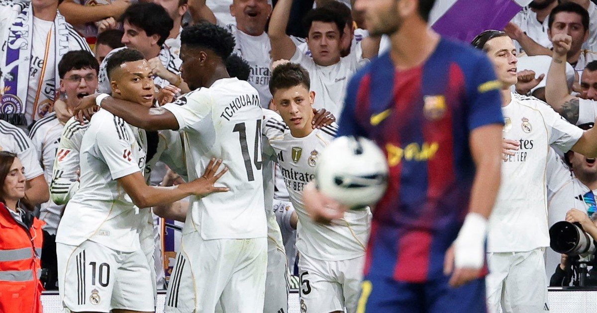 Real Madrid, sin minutos de Mastantuono, borró a Lamine Yamal y se desbloqueó en los clásicos vs Barcelona con un Mbappé brillante