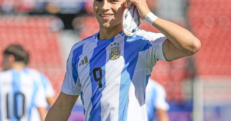 Alejo Sarco, el 'despertador' de la Selección Argentina con récord incluido: hizo el gol más rápido de la Albiceleste en un Mundial Sub 20
