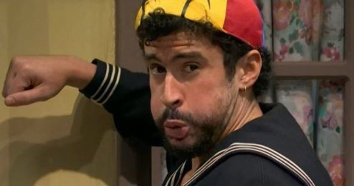 Bad Bunny sorprendió con un homenaje a El Chavo del 8 en el prime time de la TV estadounidense