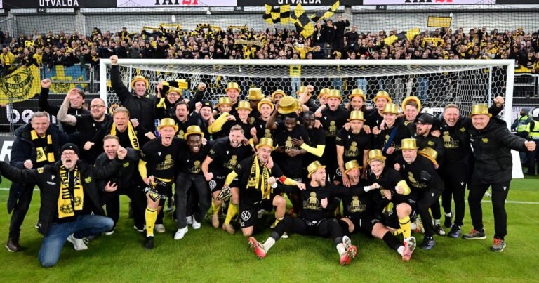 El increíble campeón de Suecia: un club de un pueblo de solo 1.500 habitantes hizo historia