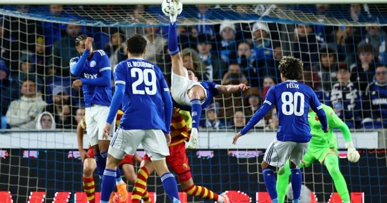 El golazo de chilena de Joaquín Panichelli: el argentino de moda en Europa también brilla en la Conference League
