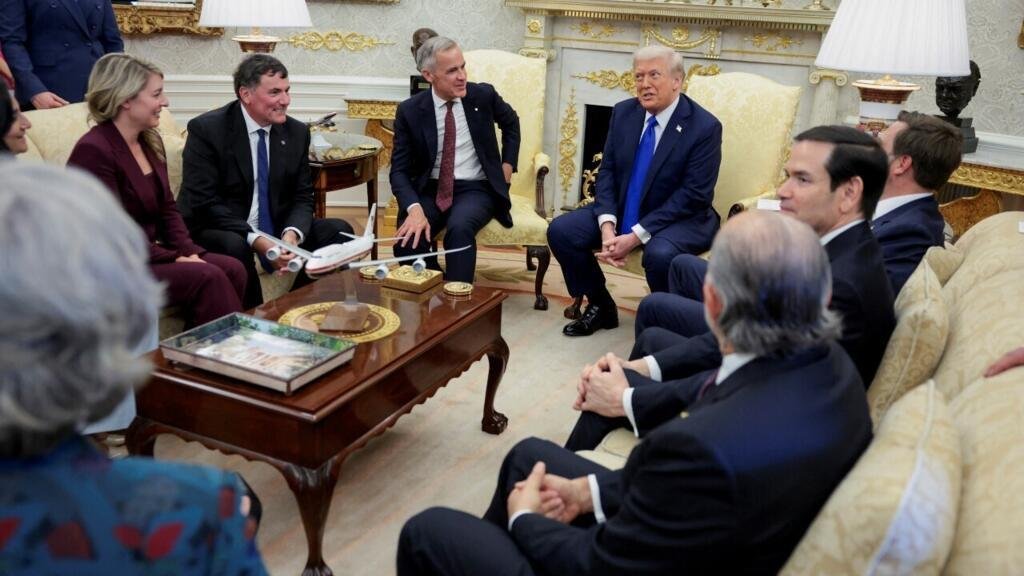 Trump califica como “conflicto natural” su relación comercial con Canadá