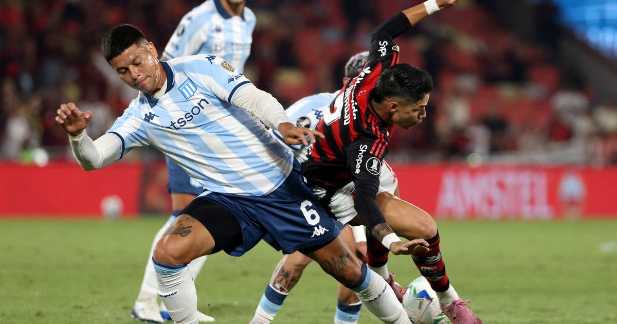 Marcos Rojo y un puñado de minutos fatales para Racing: gol en contra y codazo a Sosa, que se pierde la revancha