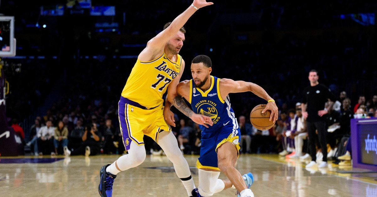 La NBA comenzó con dos partidazos: Doncic no pudo impedir la caída de los Lakers ante los Warriors de Curry y ganó el campeón, Oklahoma City