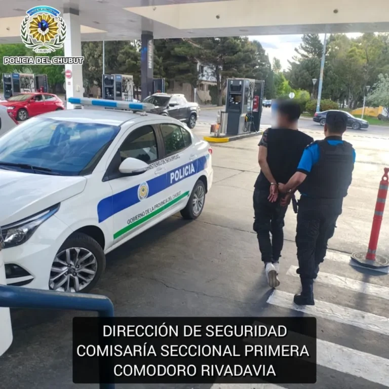 Detuvieron a un hombre con pedido de captura en una estación de servicio