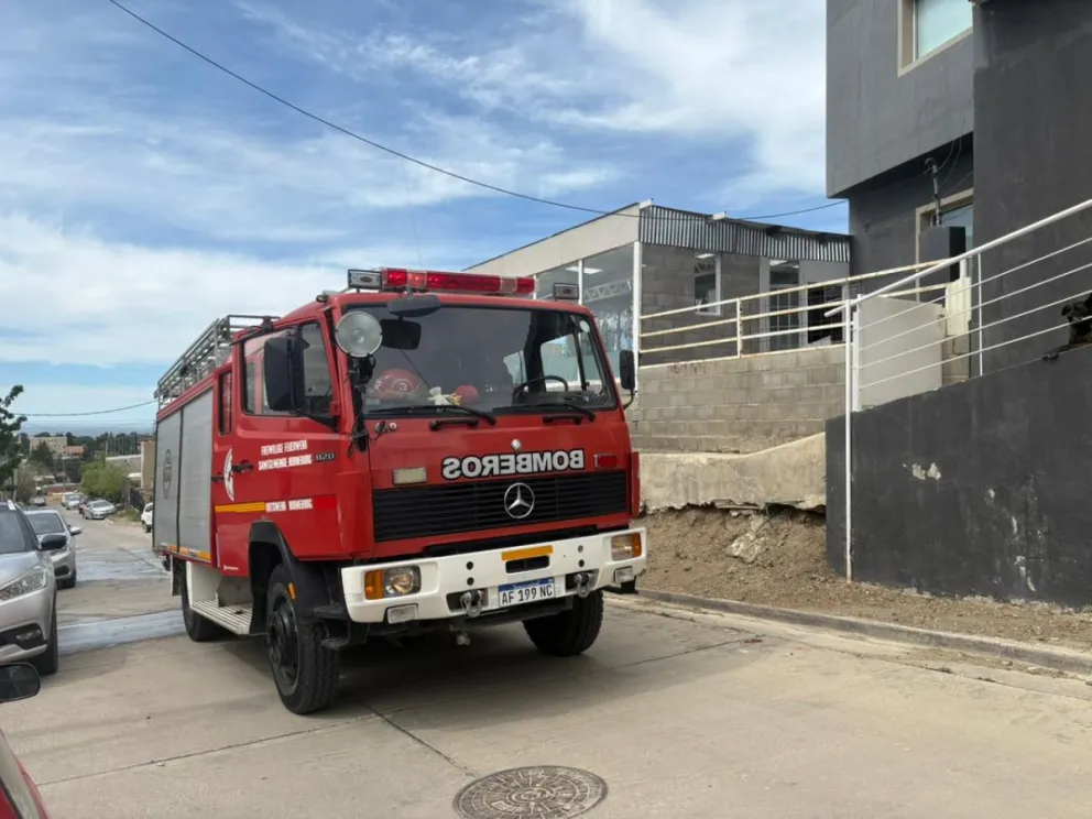 Susto en el Día de la Madre: principio de incendio en una vivienda