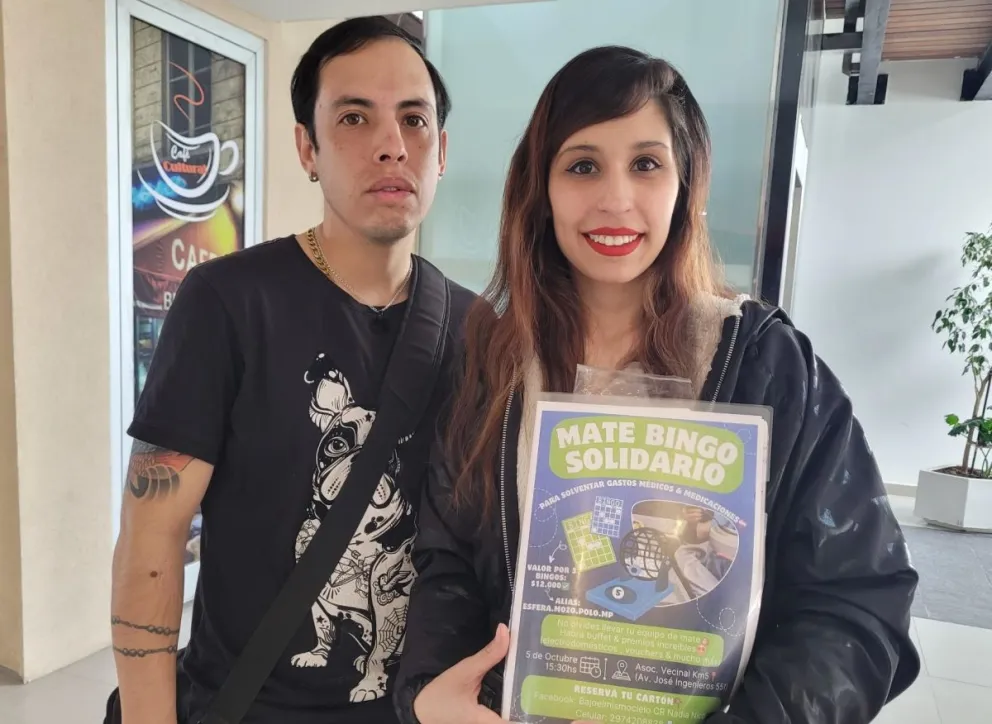 Realizan un mate bingo solidario para poder afrontar gastos de medicación