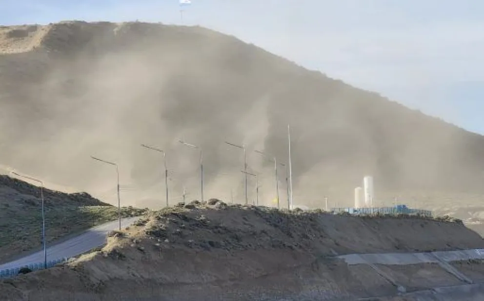 Hay alerta naranja por fuertes vientos nuevamente para este miércoles