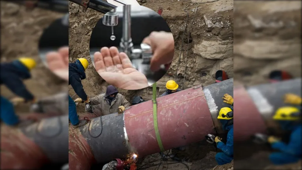 Comodoro tendrá 24 horas sin agua por obras en el sistema de acueductos