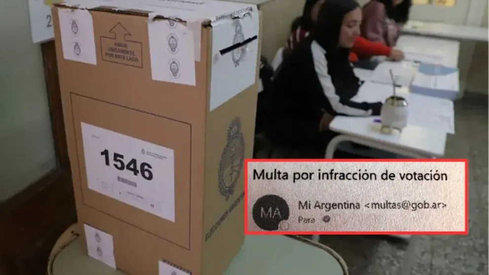 Alertan por falso mail sobre “multas por no votar”