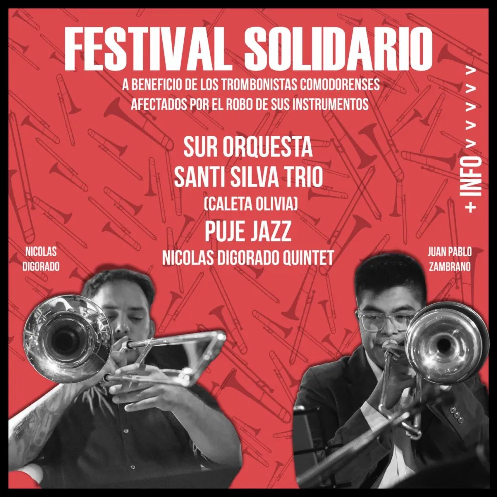 Festival Solidario para colaborar con los músicos que sufrieron el robo de sus instrumentos
