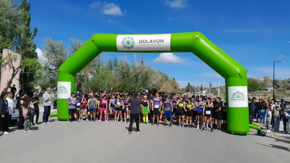 Dolavon tuvo su primer “Desafío” de carrera con obstáculos