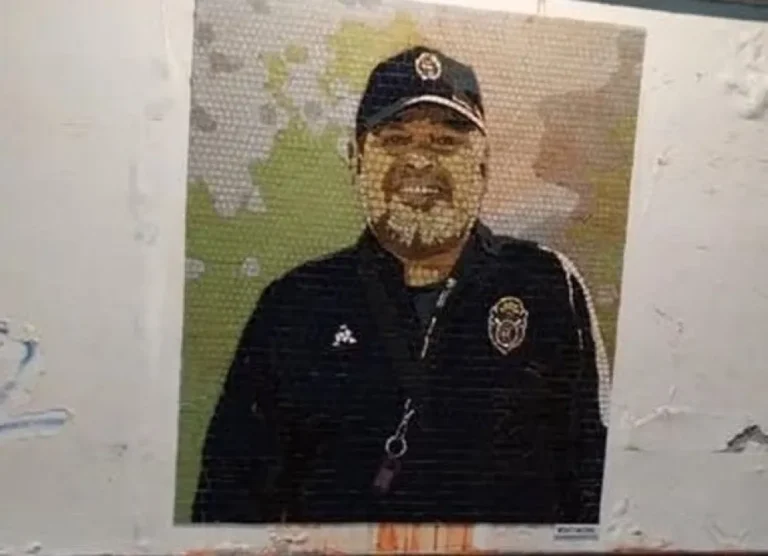 Vandalizan mural de Diego Maradona en Gimnasia y Esgrima La Plata