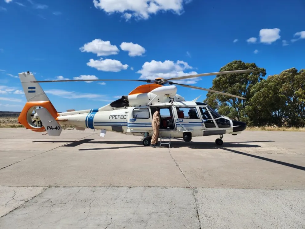 Prefectura sobrevuela zonas para continuar con la búsqueda de la pareja desaparecida