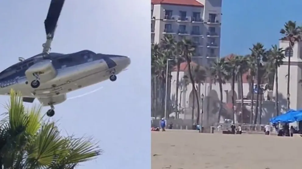 Accidente aéreo en Los Ángeles deja cinco heridos en Huntington Beach