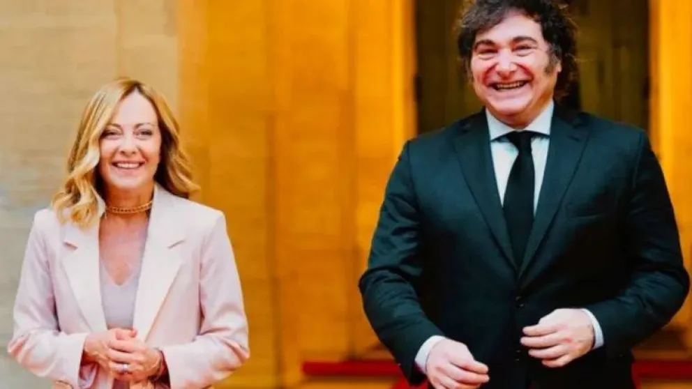 "Congratulations, my friend!": Giorgia Meloni felicitó a Javier Milei por el triunfo de LLA