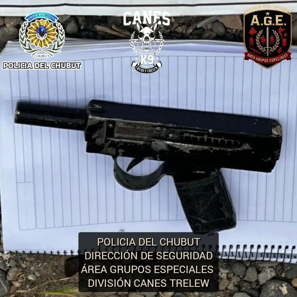 Dos hombres detenidos en Trelew con arma de fuego tras amenazas