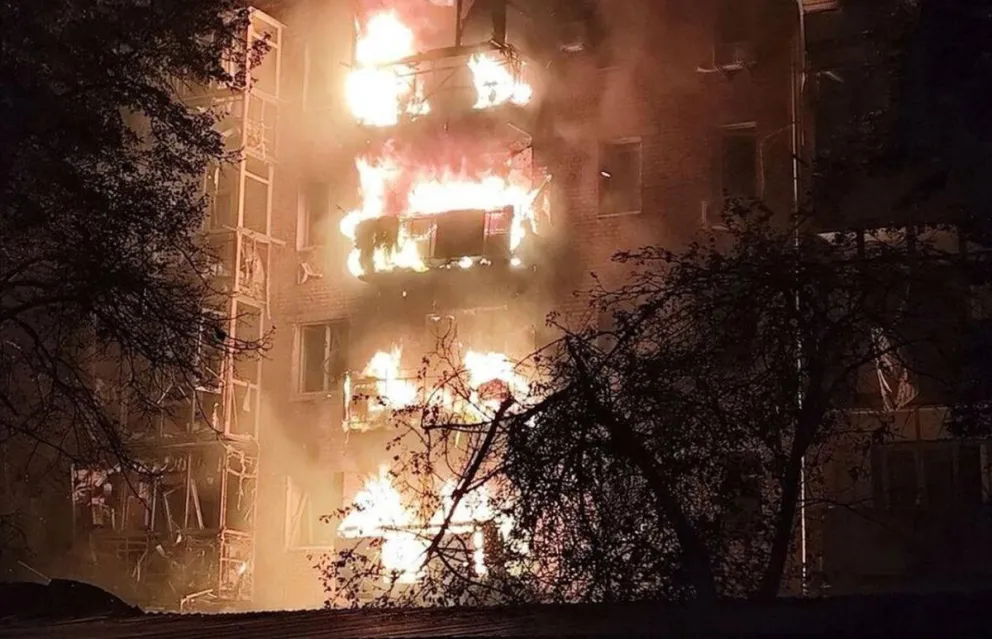 Apagones masivos en Ucrania tras un ataque ruso con más de 300 drones y 37 misiles