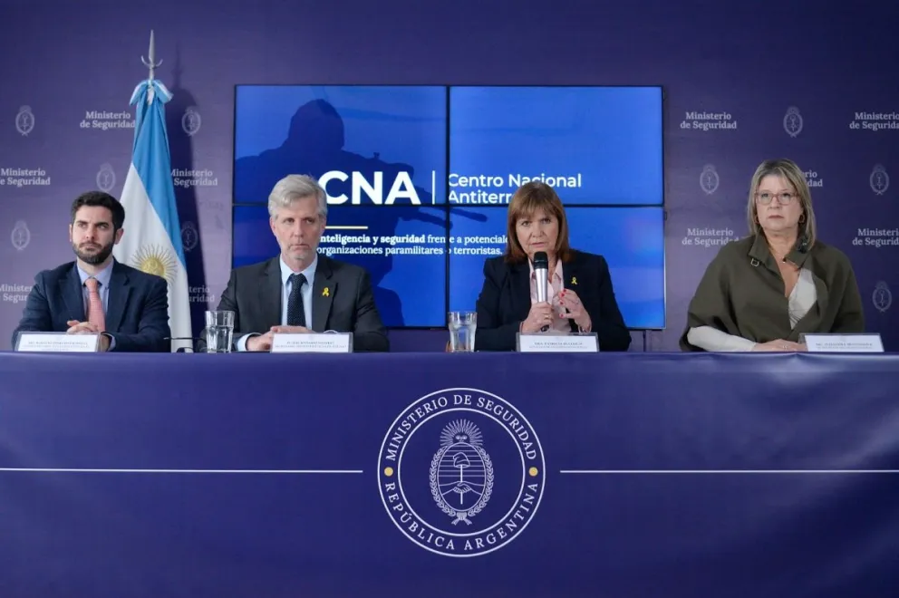 Centro Nacional Antiterrorista: Bullrich anunció la puesta en marcha para prevenir ataques extremistas con "inteligencia y planificación"