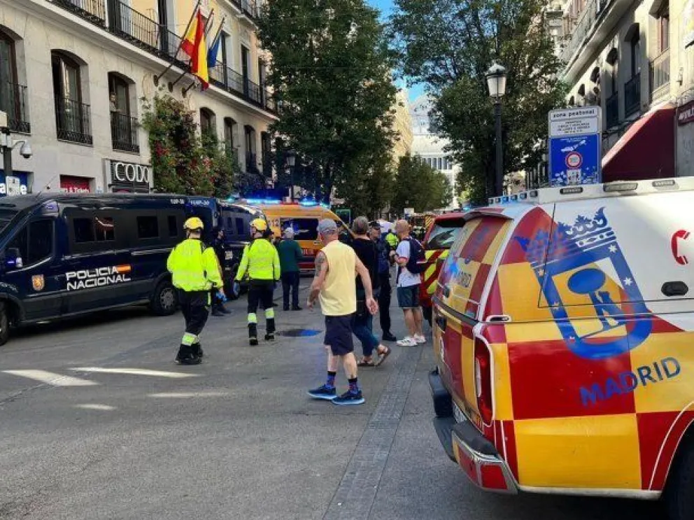 Derrumbe en una obra hotelera en Madrid: al menos cuatro desaparecidos y diez heridos