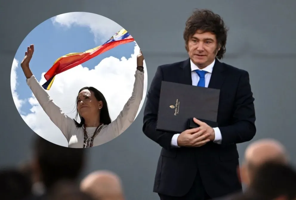 Milei celebró el Nobel de la Paz para María Corina Machado: “Gracias por pelear contra la narcodictadura”