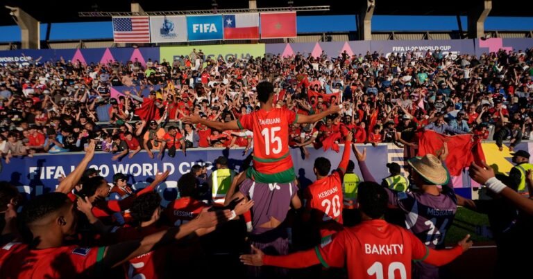 Otro golpe de Marruecos: dejó en el camino a Estados Unidos y también está entre los cuatro mejores del Mundial Sub 20 de Chile