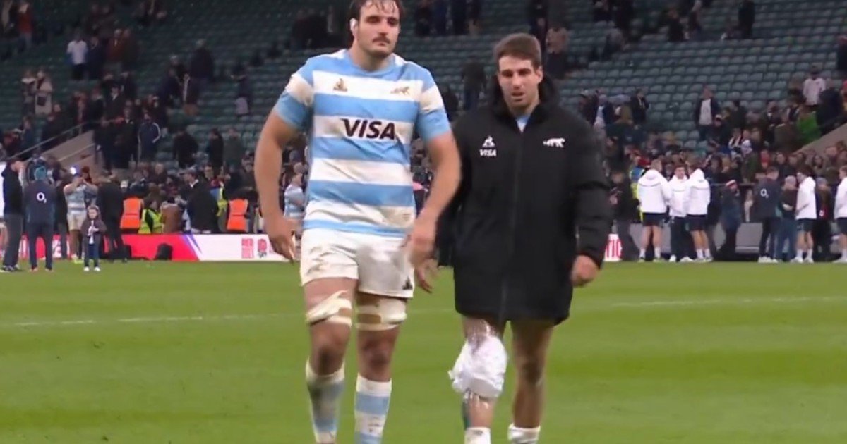 La lesión de Mallía condicionó el cierre de Los Pumas vs Inglaterra: hielo en la rodilla y bronca de Contepomi con los árbitros