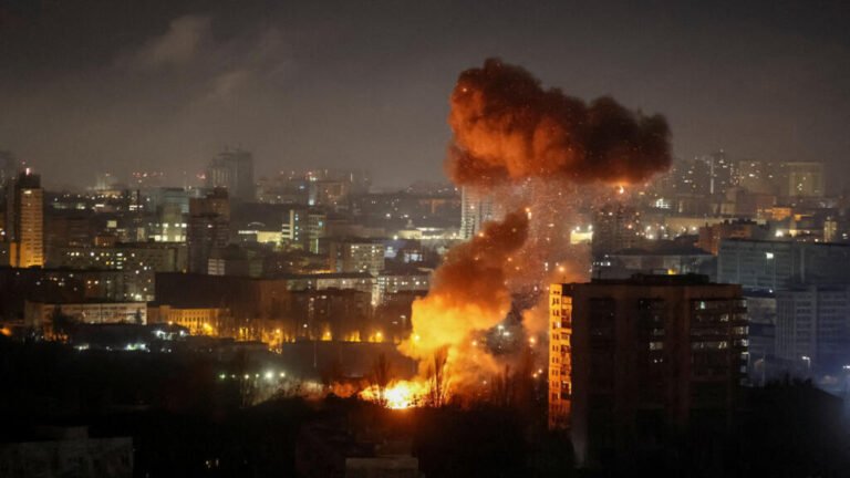 Avalancha de drones y misiles rusos sobre Kiev deja al menos cuatro muertos y decenas de heridos