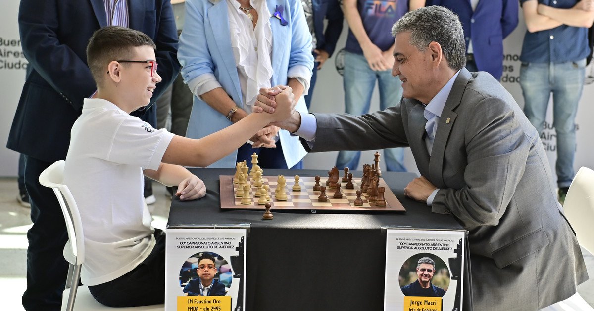 Con el prodigio Faustino Oro, el 100° Campeonato Argentino de ajedrez tuvo su primera de diez jornadas a pura tensión