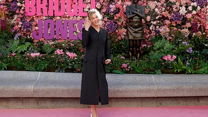 Renée Zellweger inaugura una nueva estatua de Bridget Jones en Londres