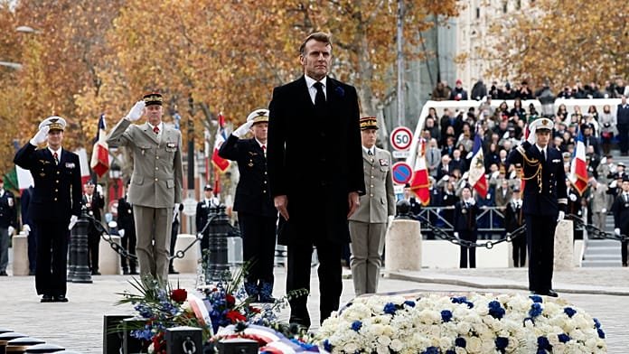 Día del Armisticio: París conmemora el 11 de noviembre, Macron rinde homenaje a los soldados caídos