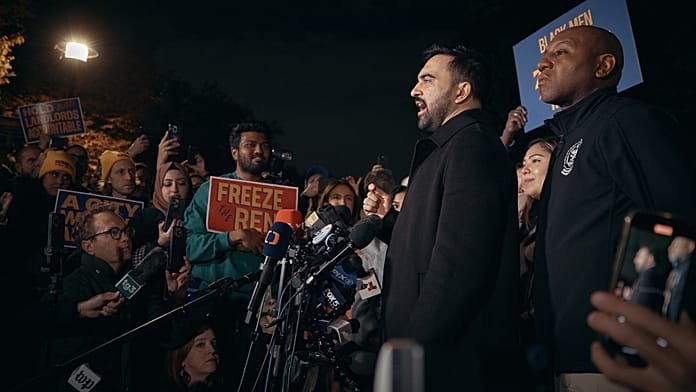 Escenas de celebración en Nueva York tras la victoria de Zohran Mamdani como alcalde