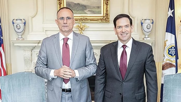 Marco Rubio recibe a José Daniel Ferrer, el último disidente desterrado por Cuba a Estados Unidos