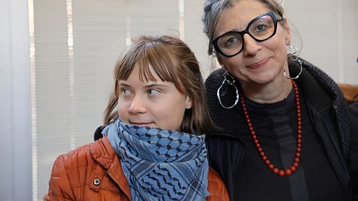 Roma participa en la movilización mundial por Gaza: miles de personas junto con Thunberg y Albanese