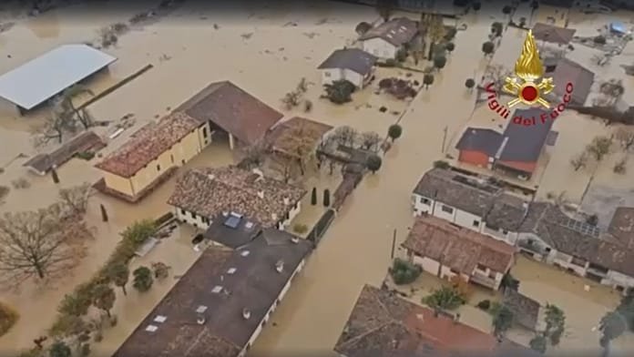 Las fuertes lluvias provocan graves inundaciones en el noreste de Italia